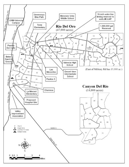 Rio Del Oro Subdivision Map